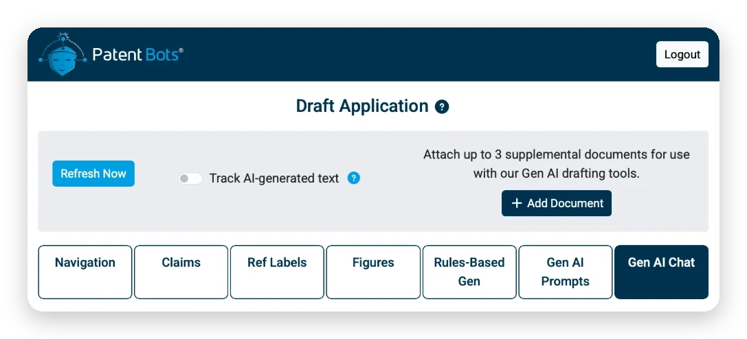 Prep & Pros Pro drafting tools in the Patent Bots Word add-in